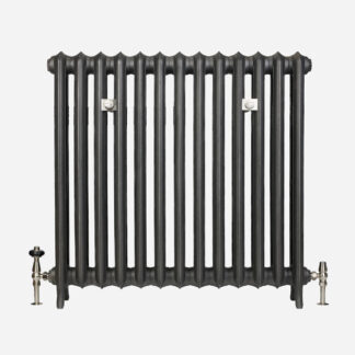 Emmeline II 870mm Castrads radiator in black iron finish