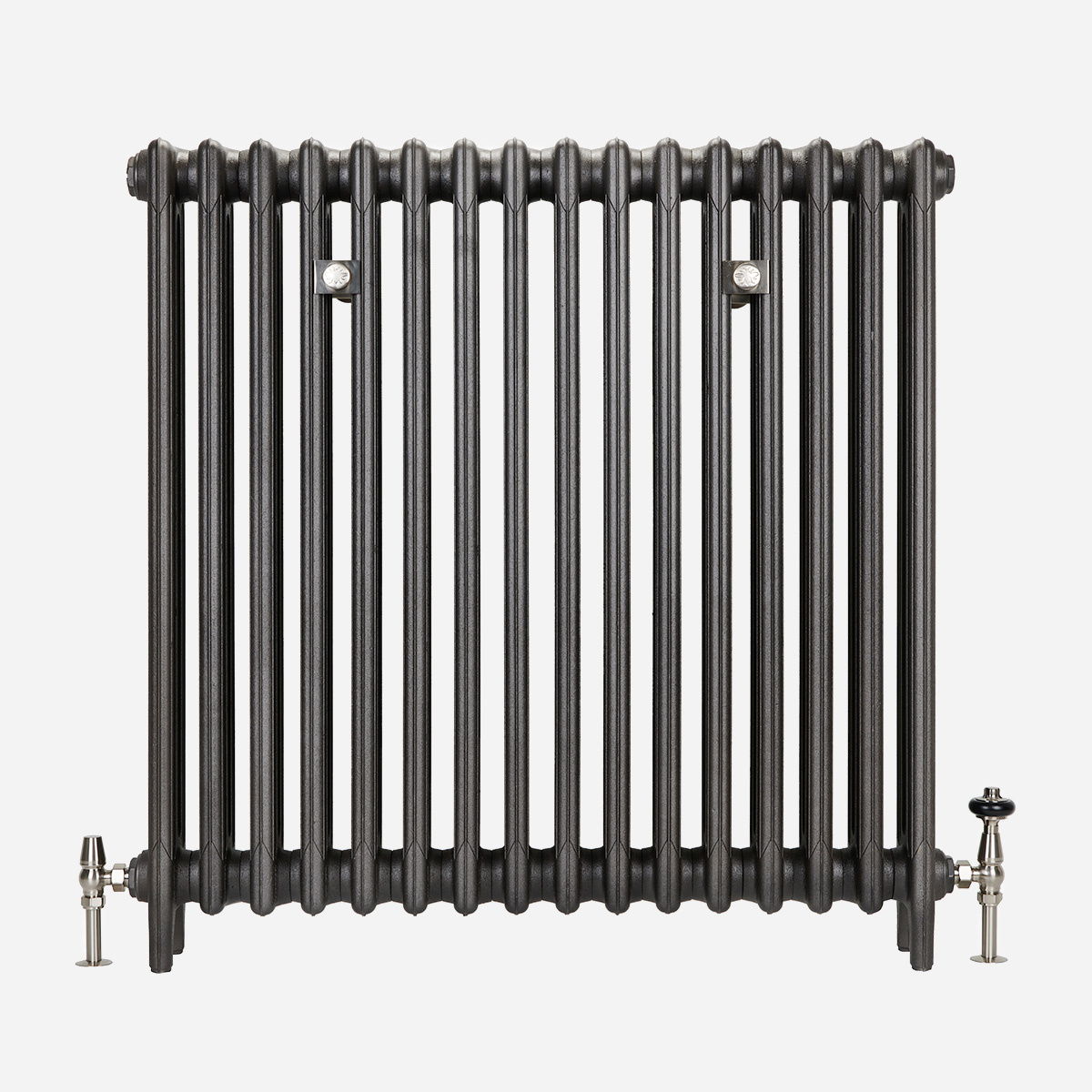 Mercury 4 column 960mm Castrads radiator in Matt Black finish