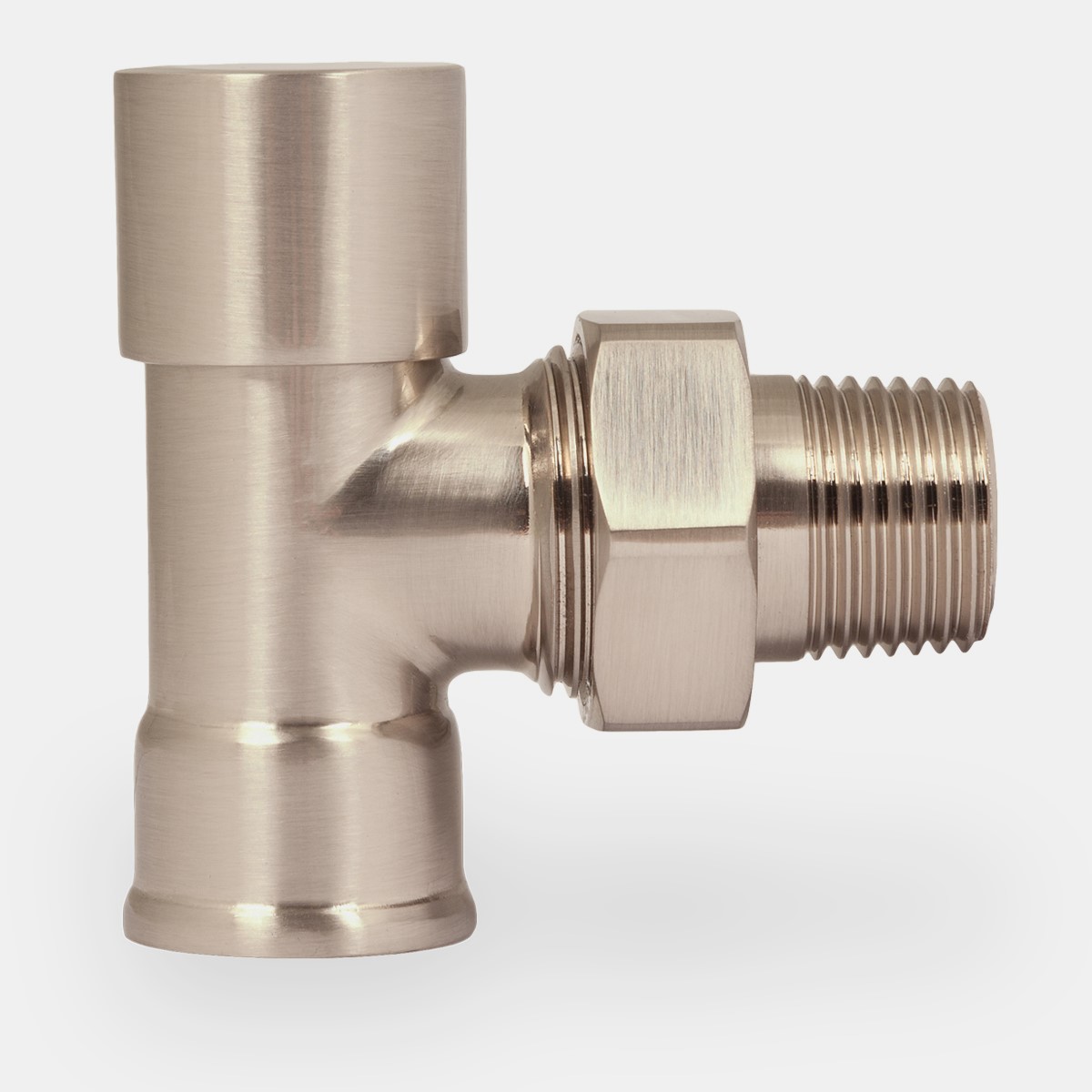 ½" Niva FIP Angled Lockshield in Satin Nickel