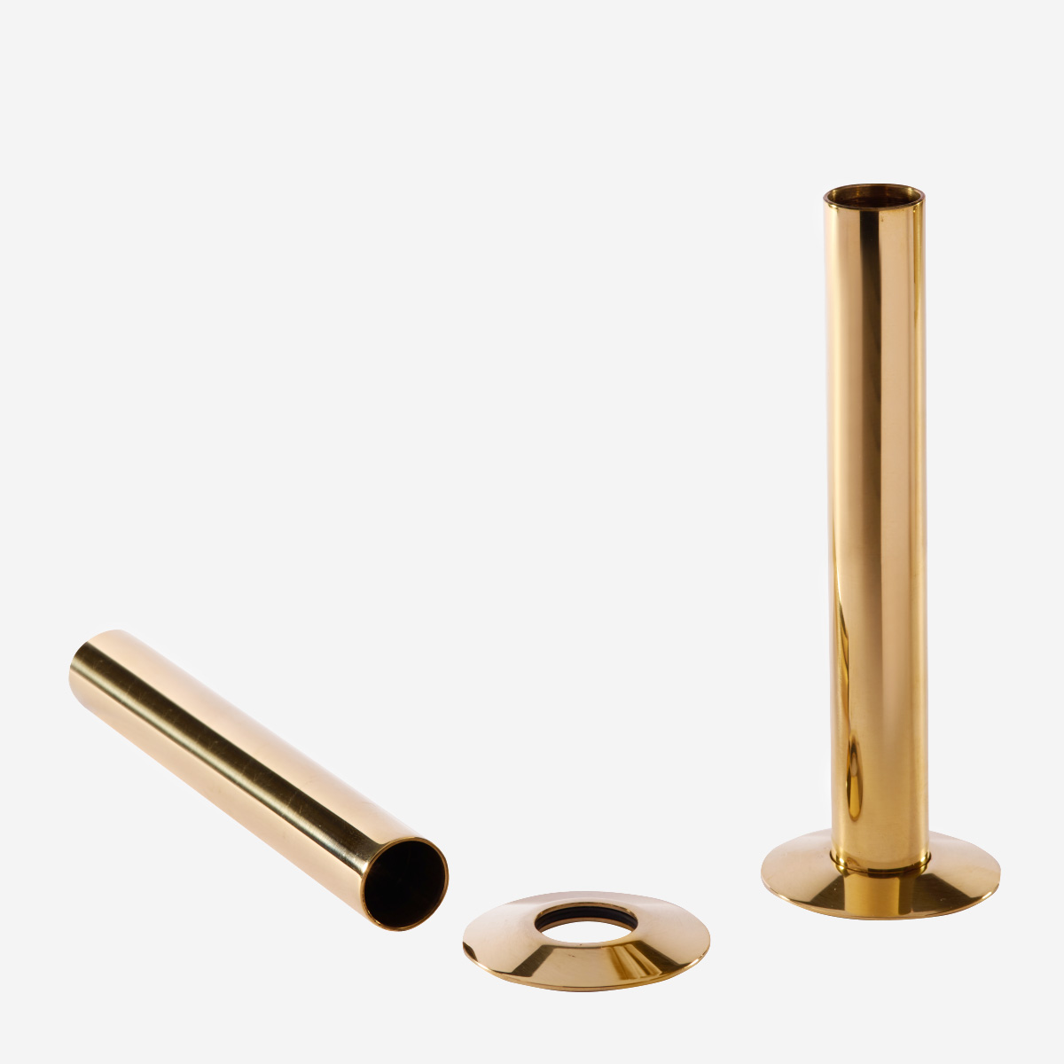 5" Shrouds & Base Plates - Unlacquered Brass