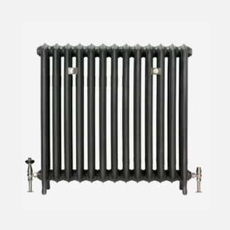 Emmeline III 870mm Castrads radiator in black iron finish