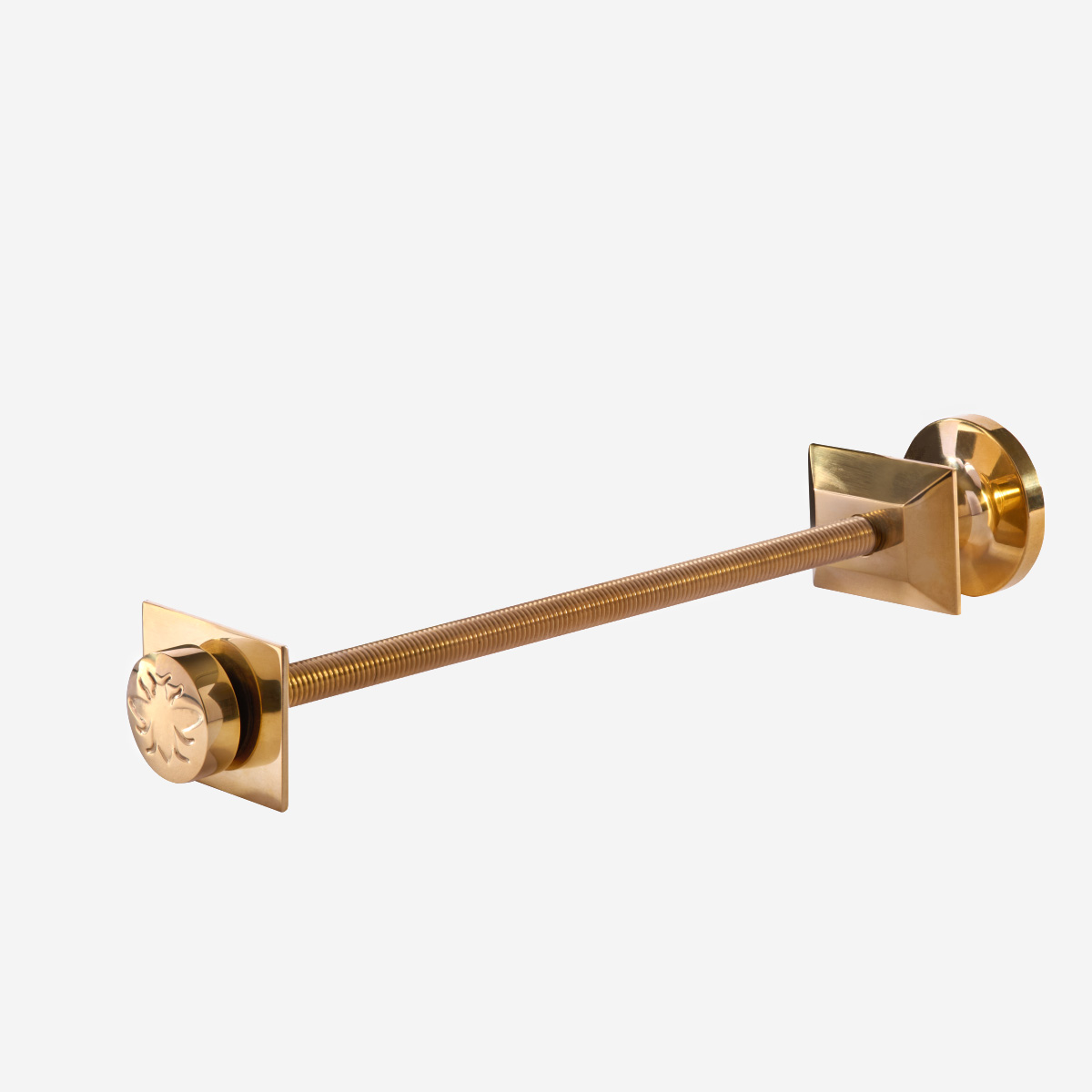 Whitworth Wall Stay - Unlacquered Brass