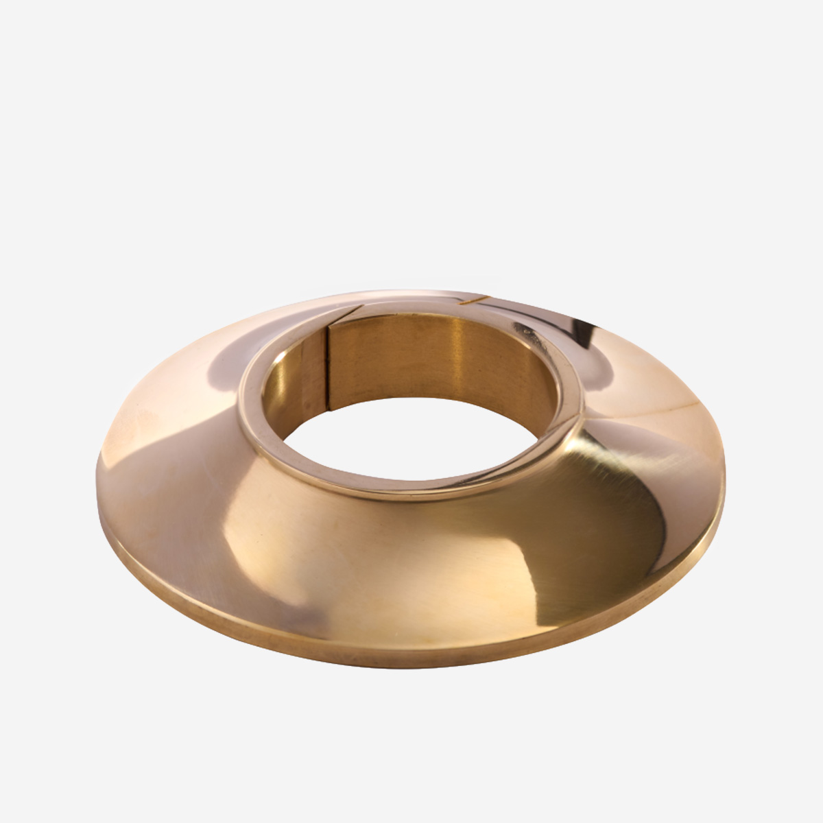 1" Escutcheons - Unlacquered Brass