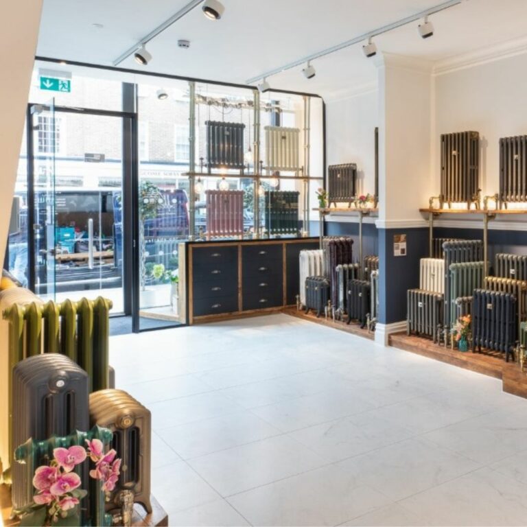 Cast iron radiator showroom fulham road london